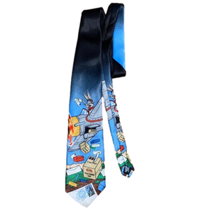 10/$10 Bugs Bunny airmail pilot tie! 57” -bm